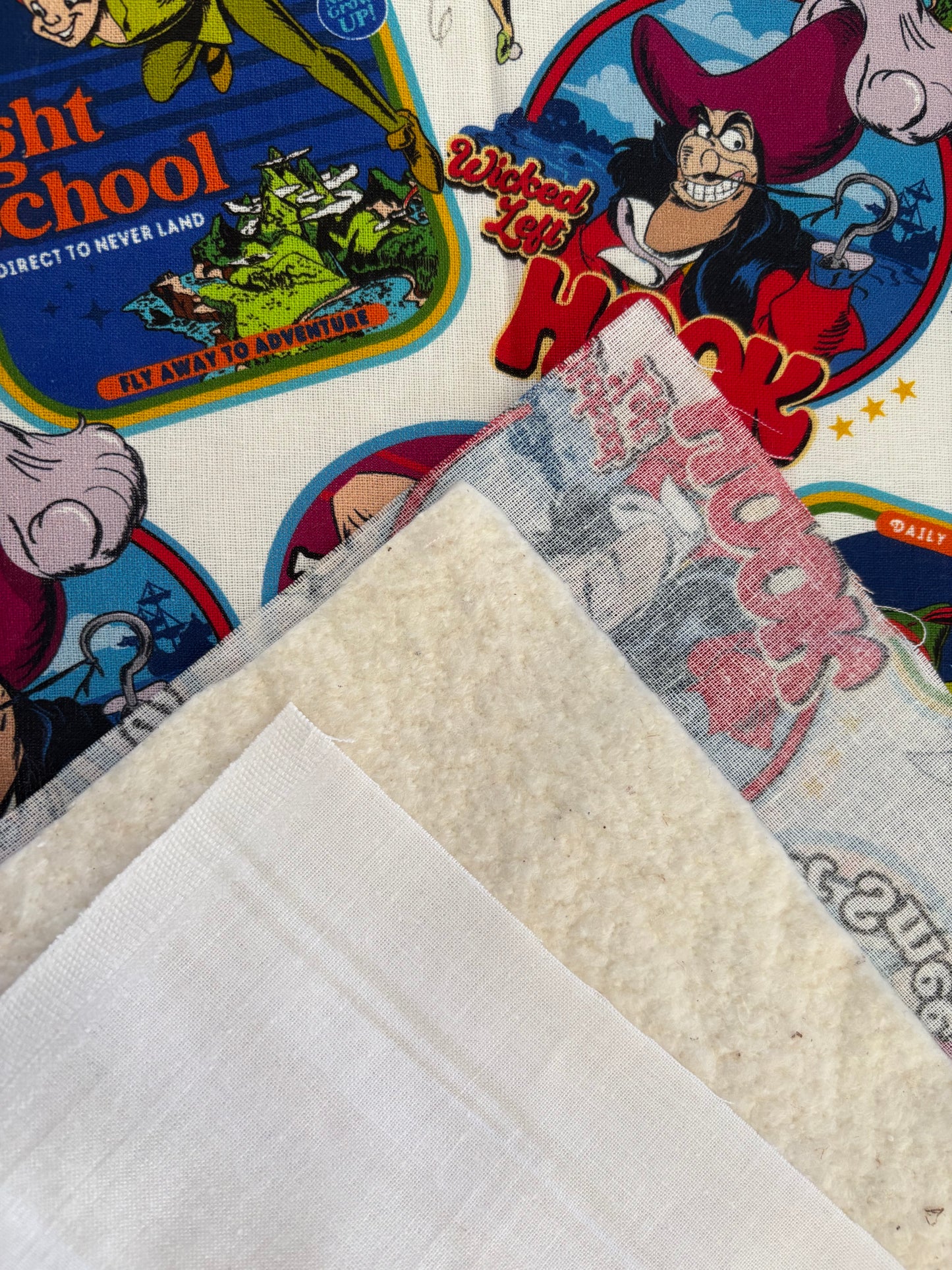 Example of quilted layer