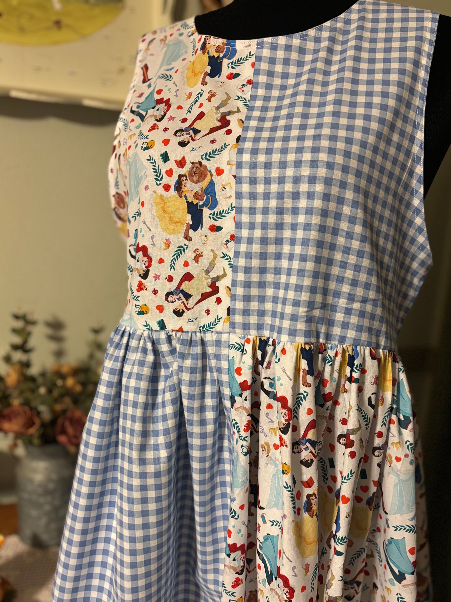Cinderella Blue Gingham Baby Doll Dress