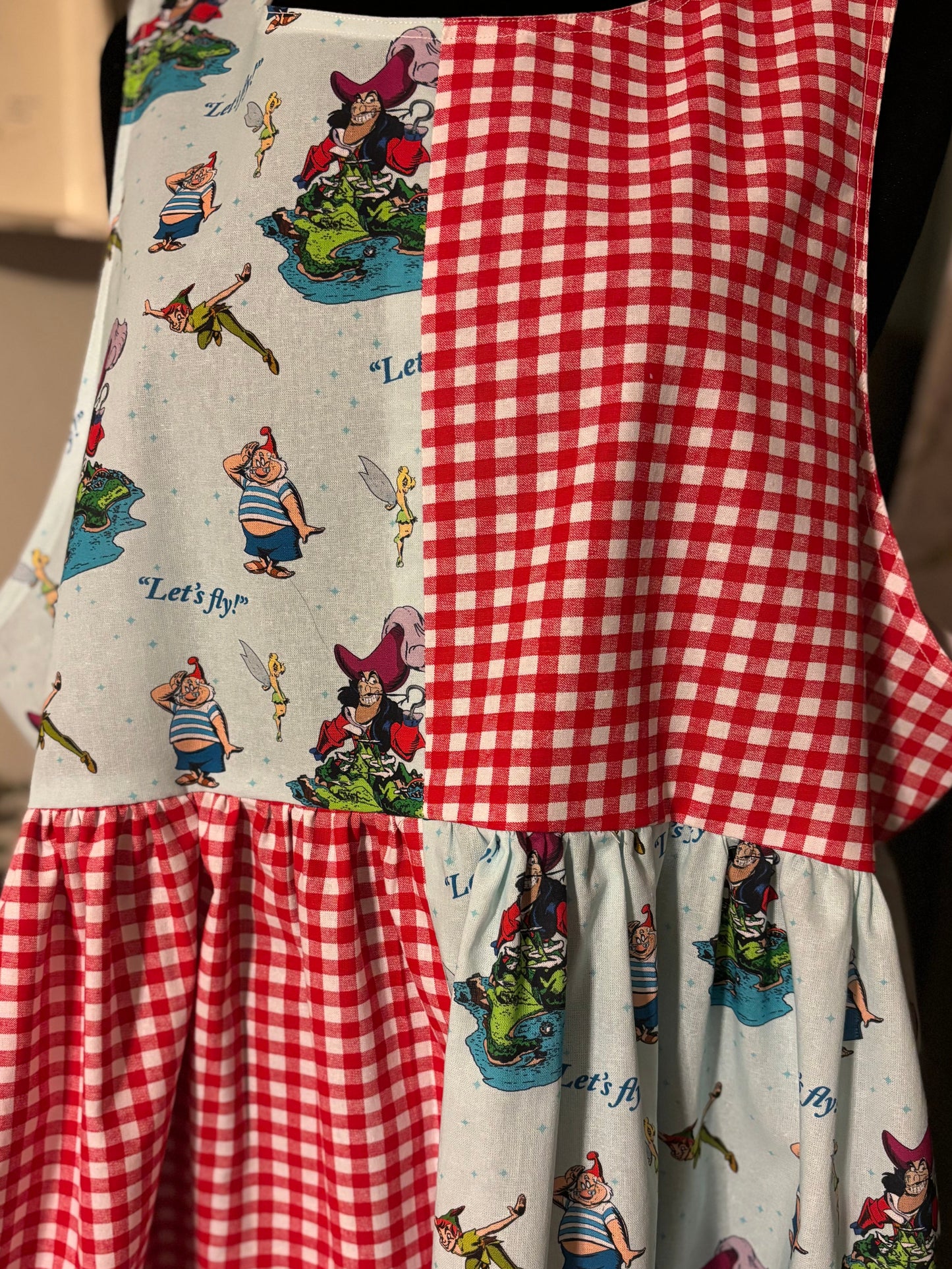 Peter Pan Red Gingham Baby Doll Dress
