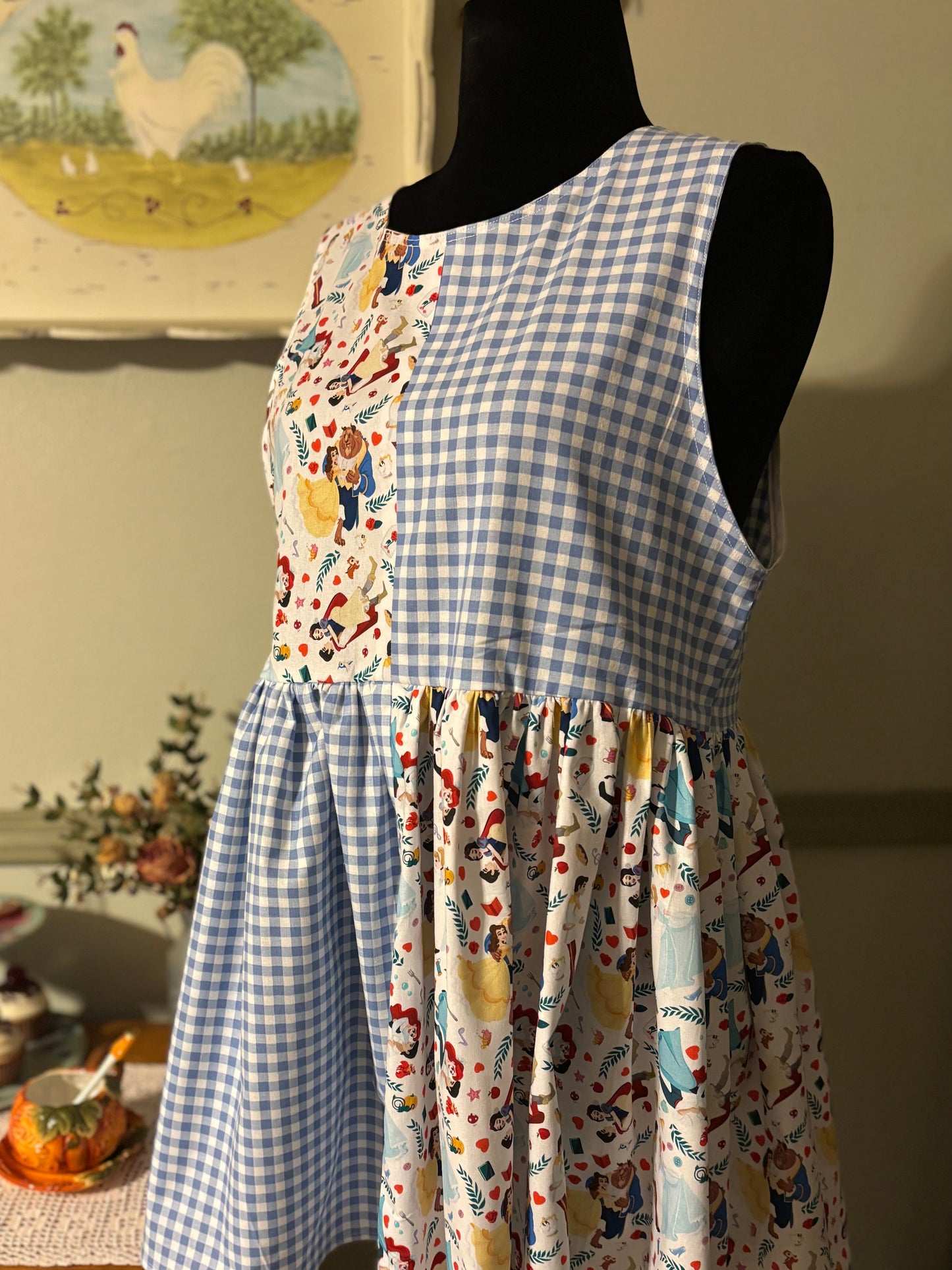 Cinderella Blue Gingham Baby Doll Dress
