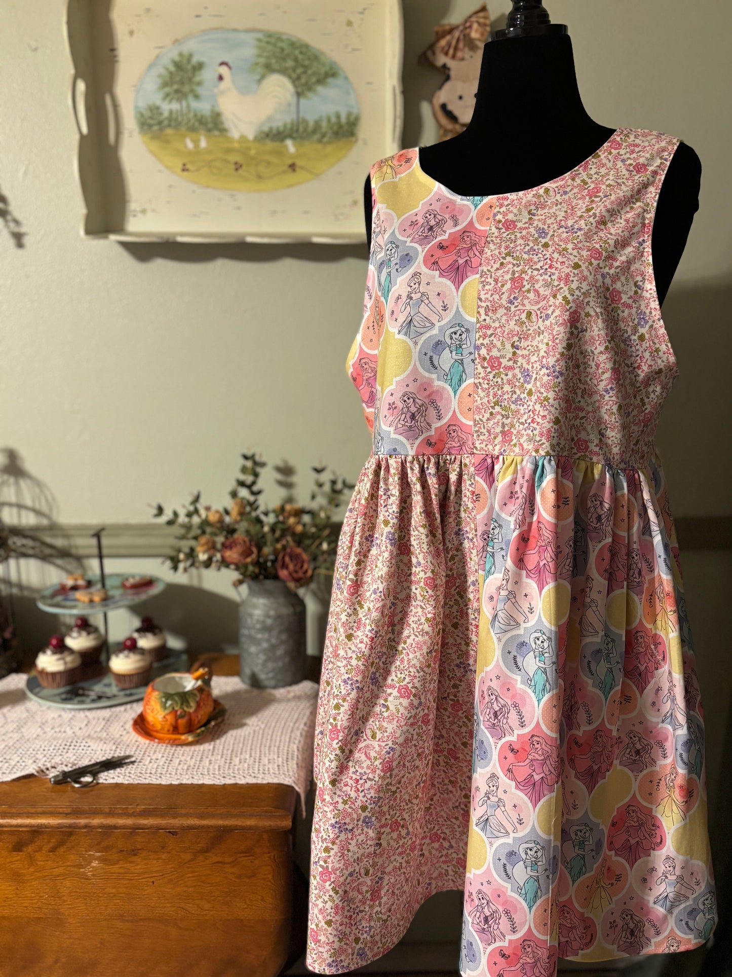 Cinderella Floral Baby Doll Dress