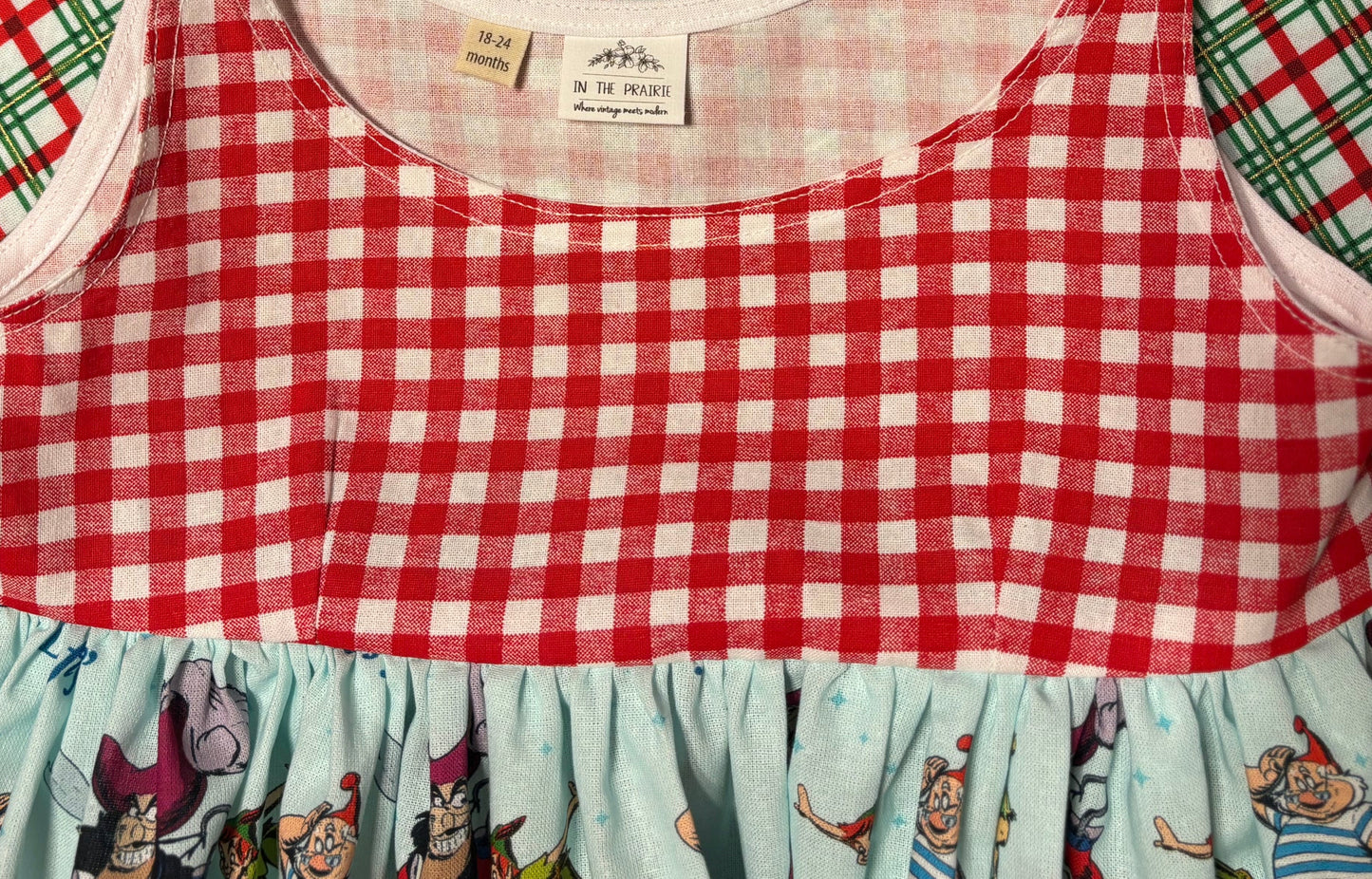 Peter Pan Summer Vintage Pinafore Dress