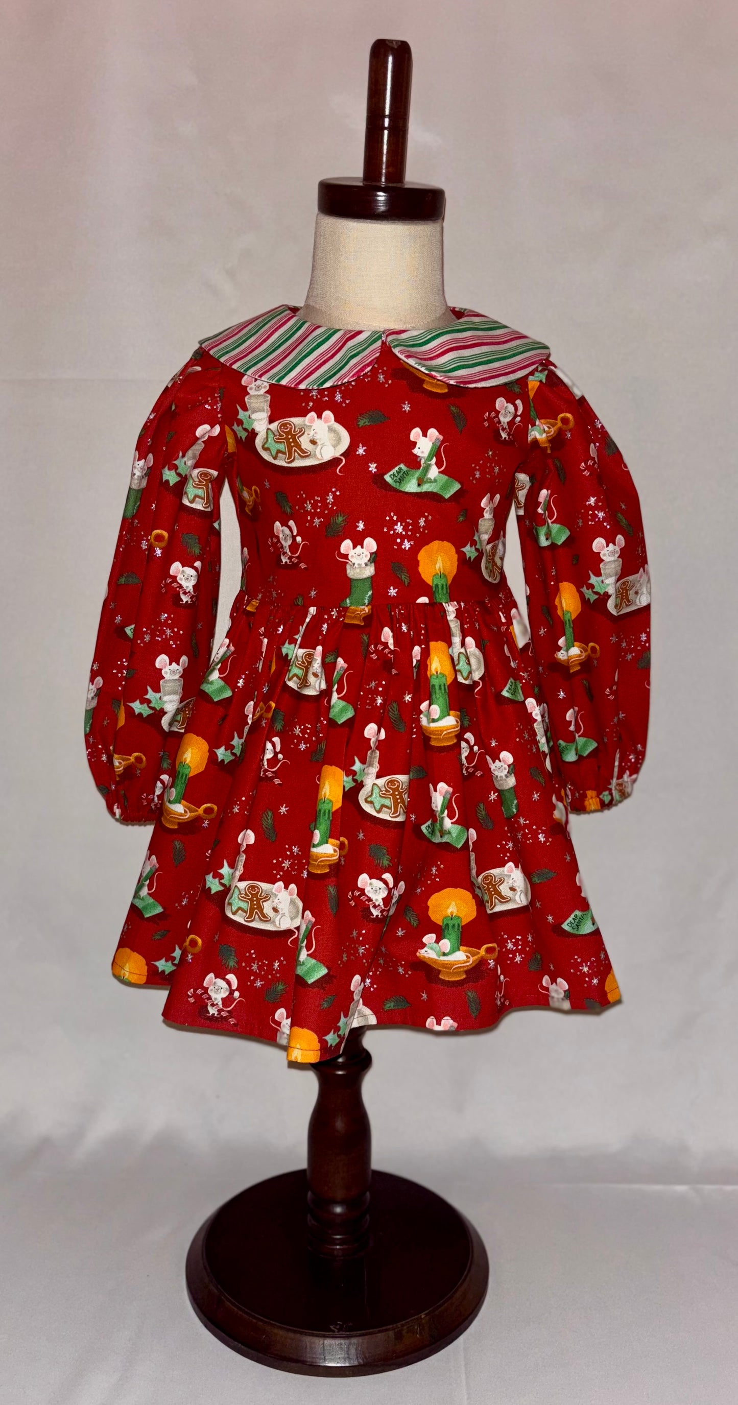Christmas Collar Dress