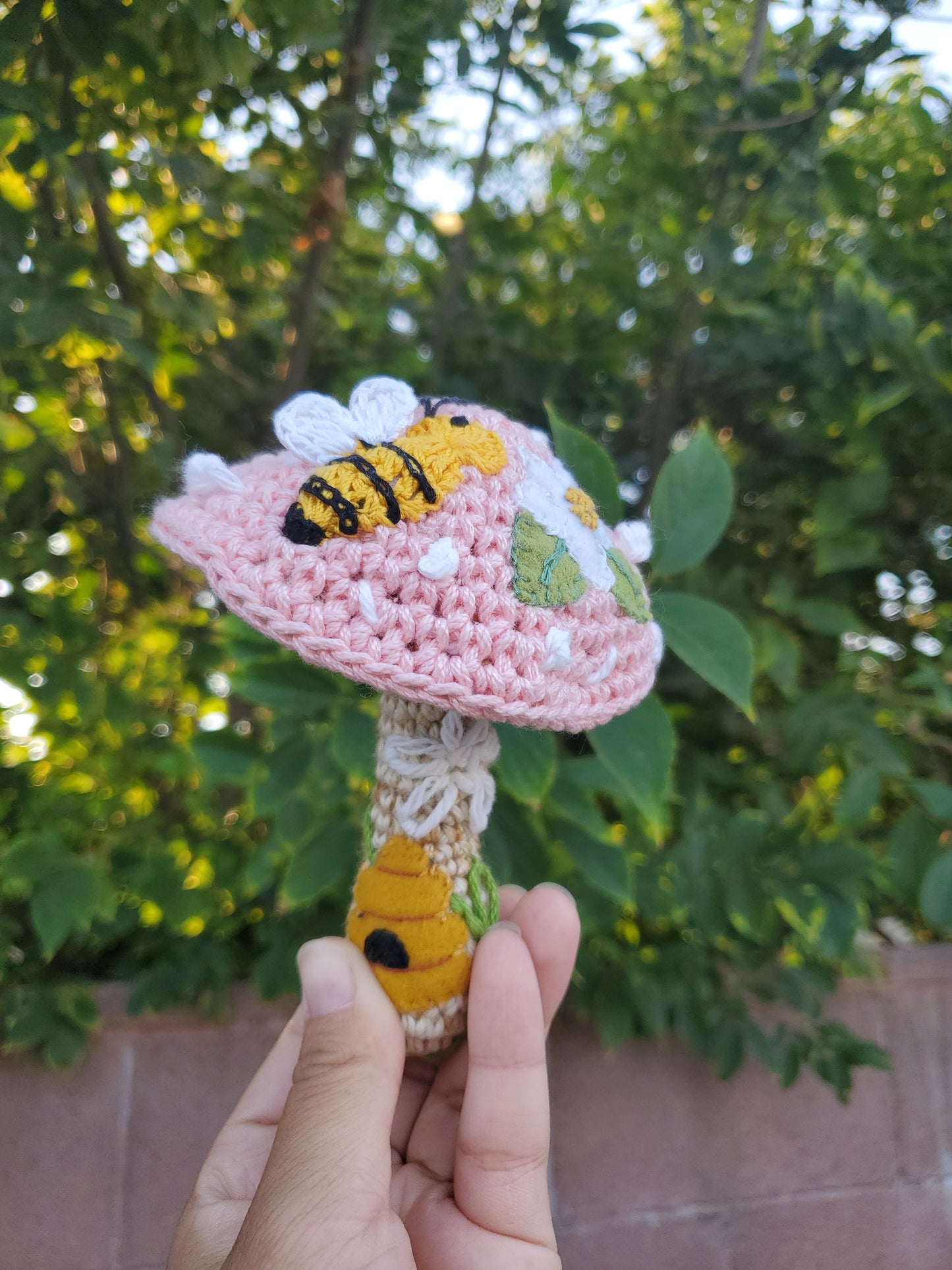 Bee baby rattle