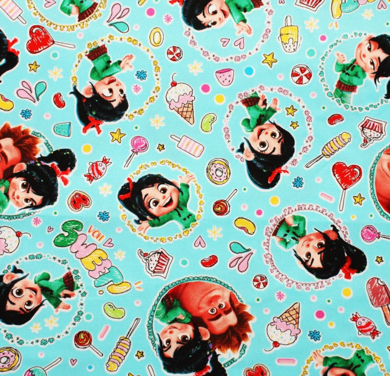 Wreck-It-Ralph quilted tote bag